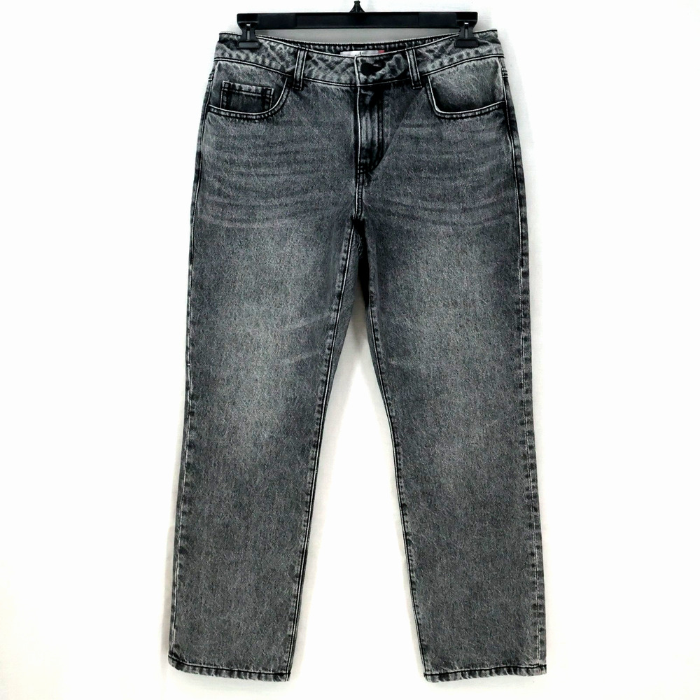 Cabi Jeans Womens 6 Gray Smoke Wash Cotton Denim Boyfriend Blue Lagoon New